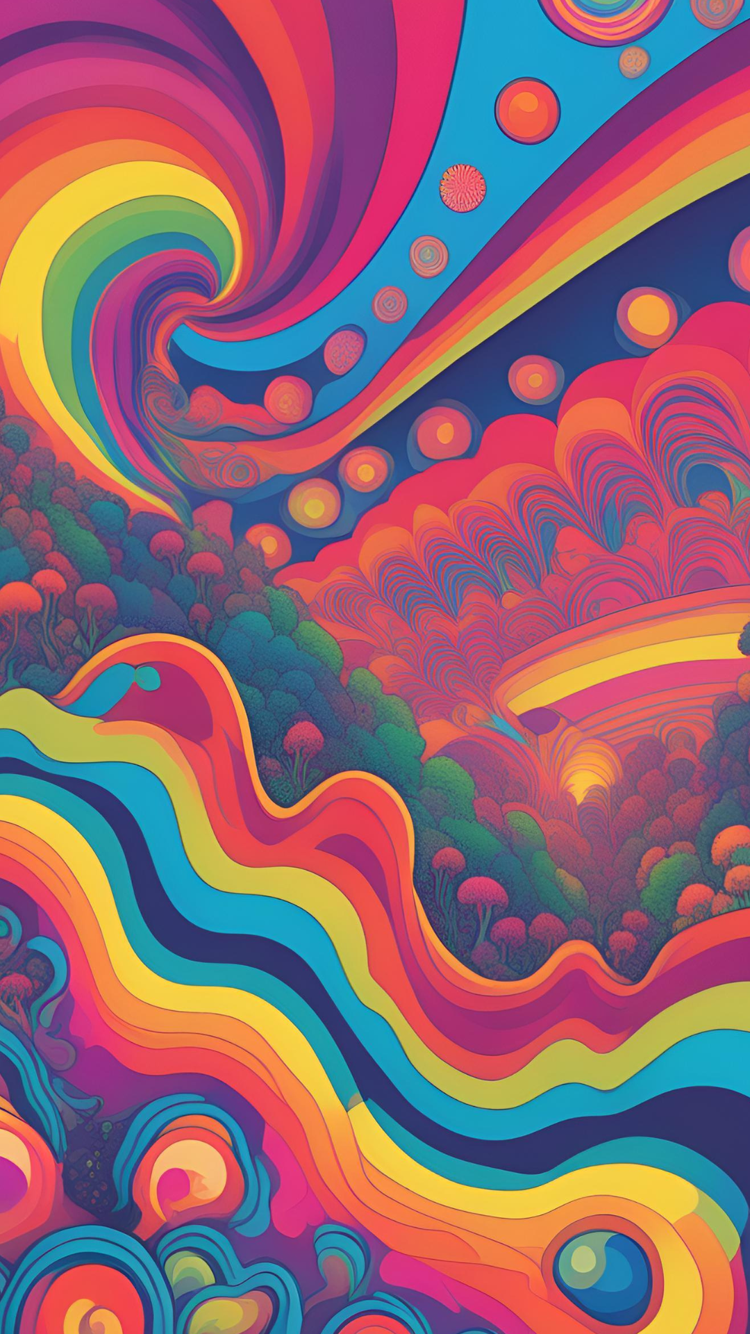 Bright and Bold Preppy Wallpaper