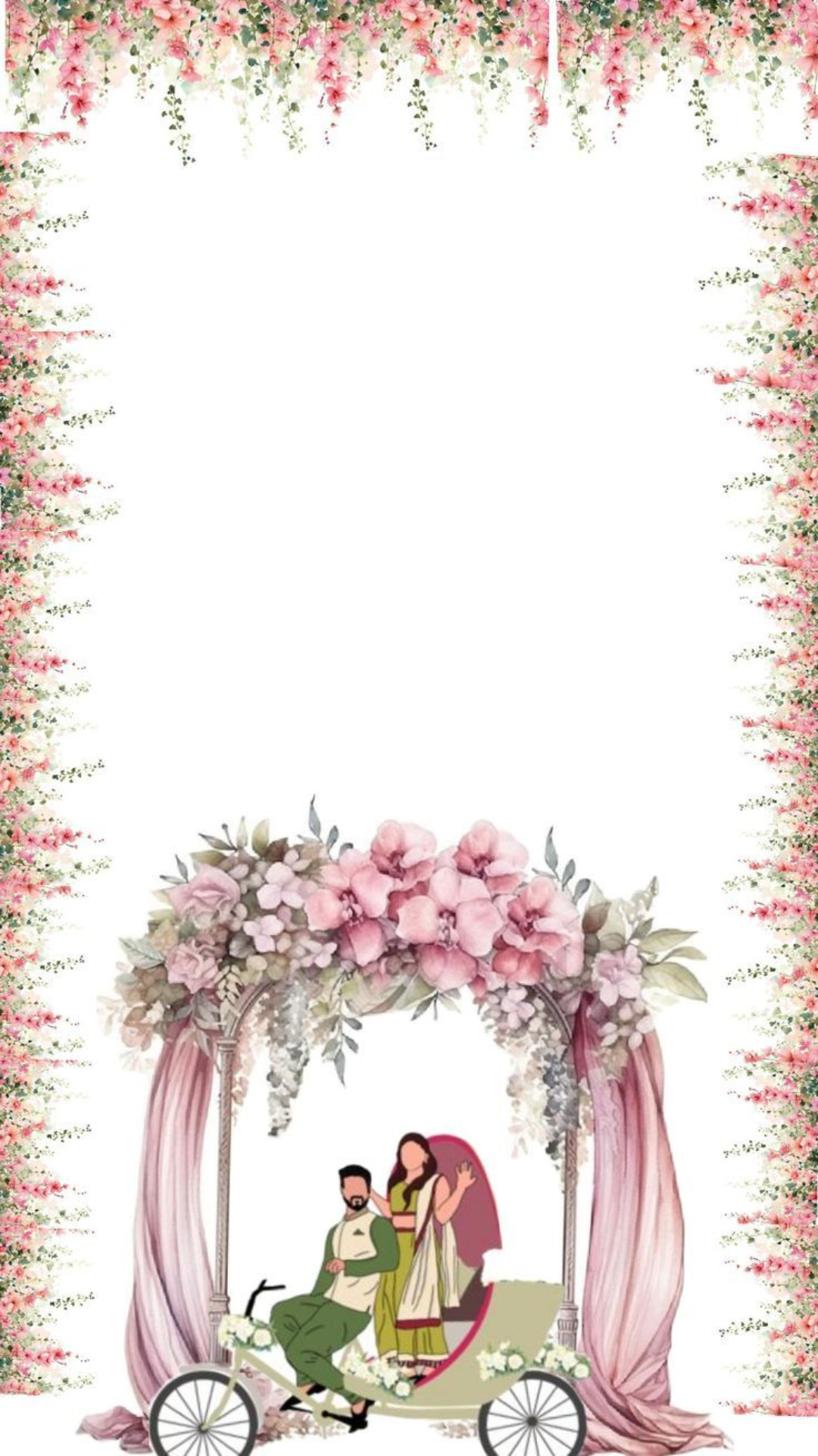 Romantic Watercolor Engagement Invitation