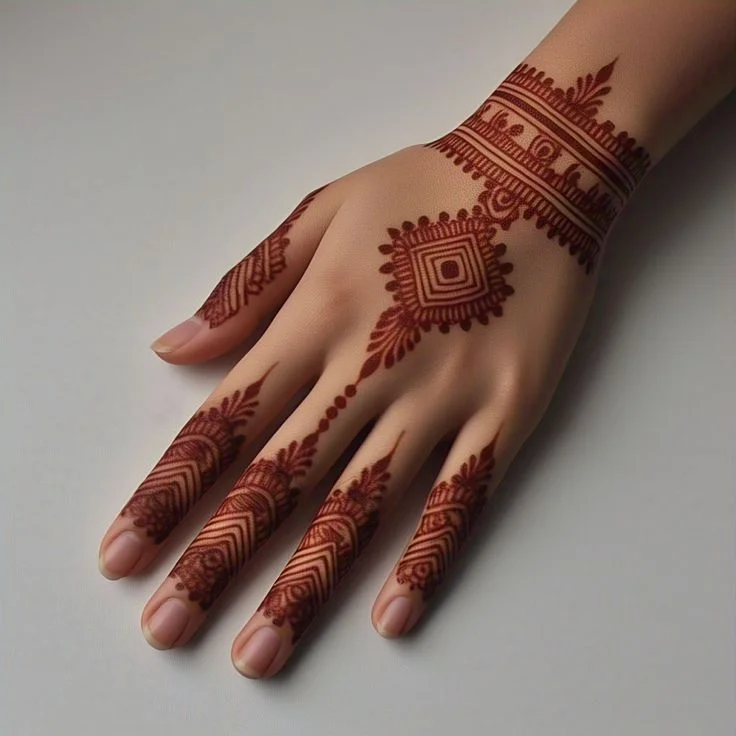 Stylish Back Hand Mehendi