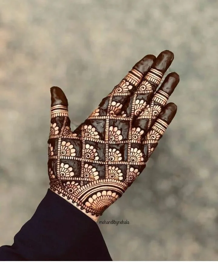 Dual Hand Floral Mehendi