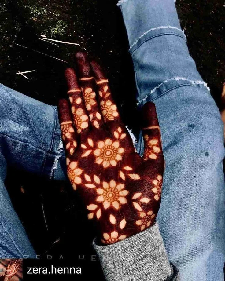 Lotus Flower Mehendi
