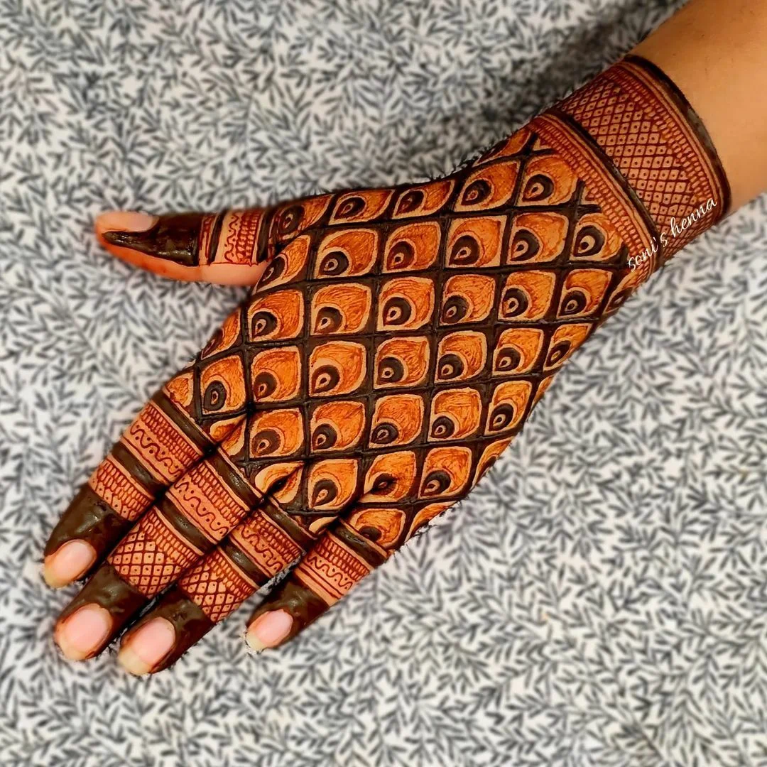 Finger Ring Style Mehendi
