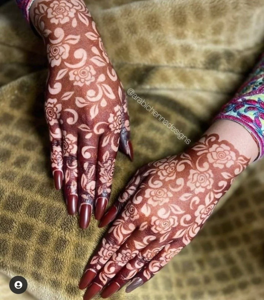 Intricate Bridal Palm Mehendi
