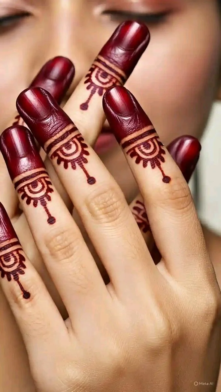 Floral Palm Mehendi