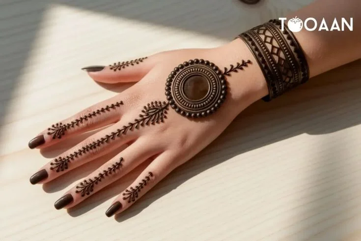 Modern Geometric Mehendi