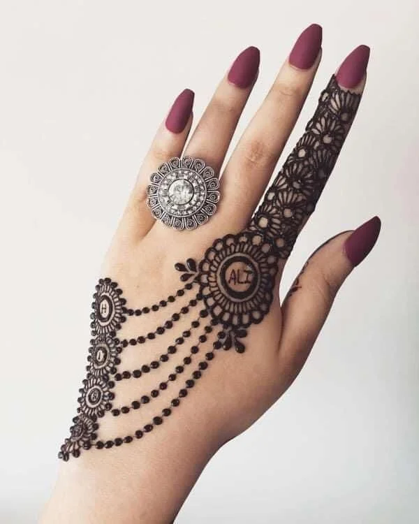 Bridal Peacock Design