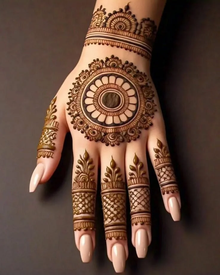 Mandala Palm Mehendi