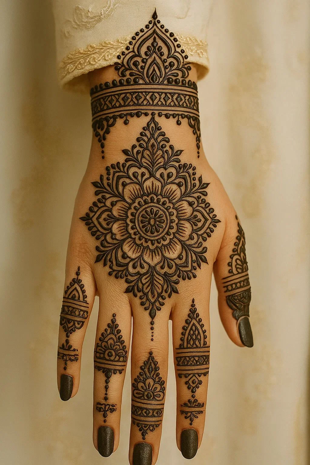 Stylish Wrist Mehendi
