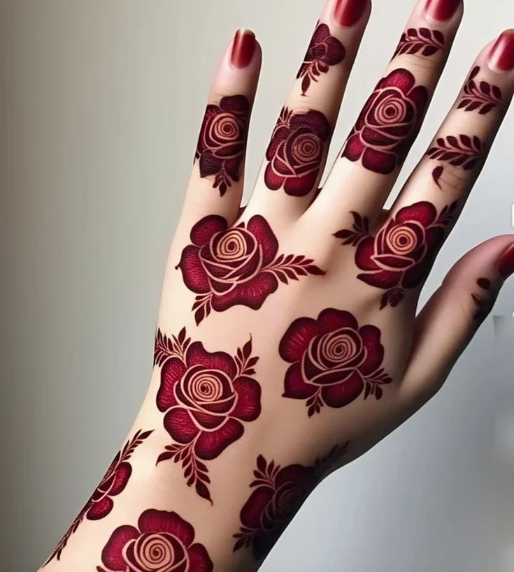 Peacock Mehendi Design