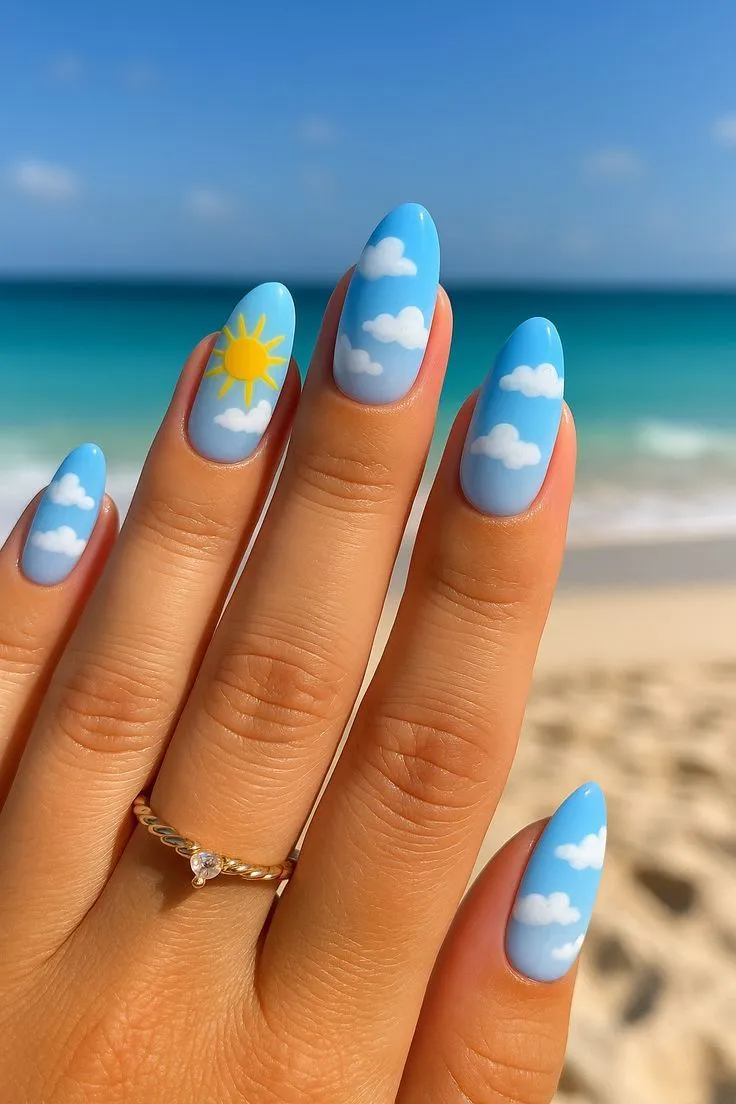 Metallic Foil Nails