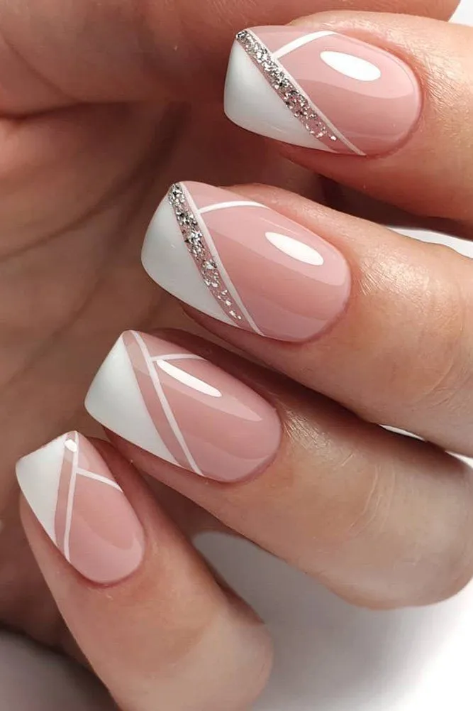Vibrant Sunset Gradient Nails