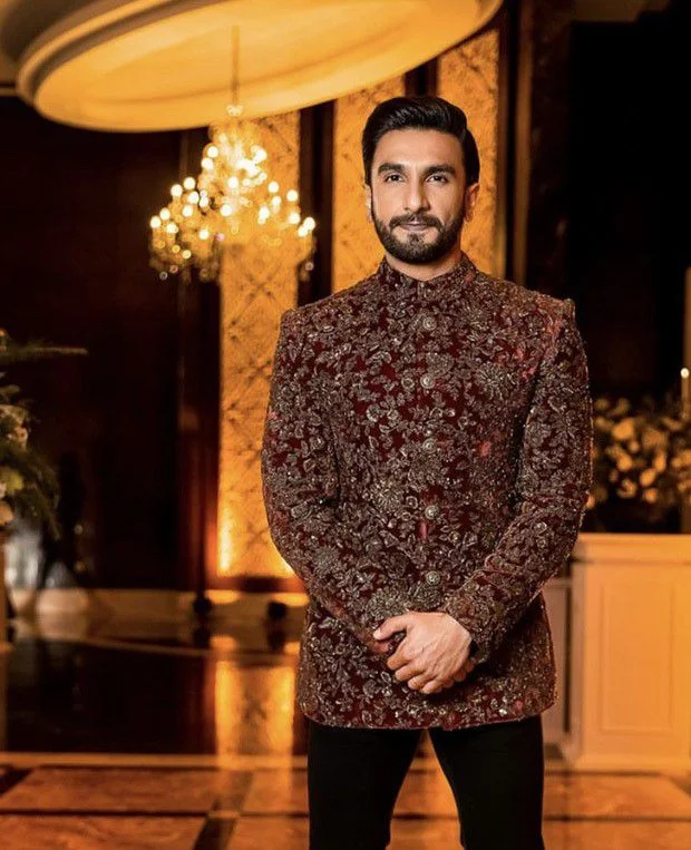 Navy Blue Formal Reception Suit for Men